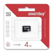 Продам Карта памяти MicroSD Smartbuy 4GB (class 4) оптом от 30шт. Алматы
