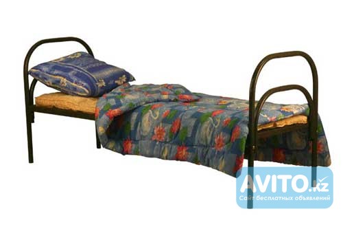 Армейские железные кровати оптом, Кровати металлические для гостиницы Тараз - изображение 1