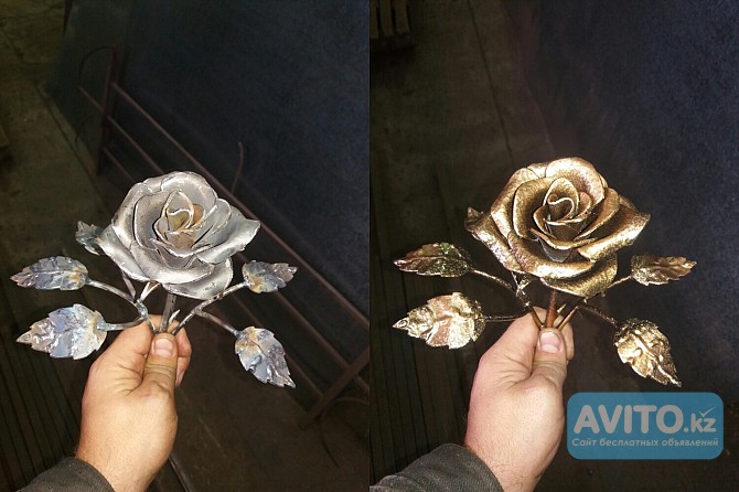 Кованые розы Степногорск - изображение 1