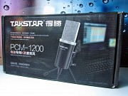 Новый микрофон Takstar РСМ-1200 вокальный конденсаторный с кронштейном Нур-Султан (Астана)