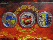 Набор монет Героям Майдана (небесная сотня) в буклете, 2015 г Павлодар