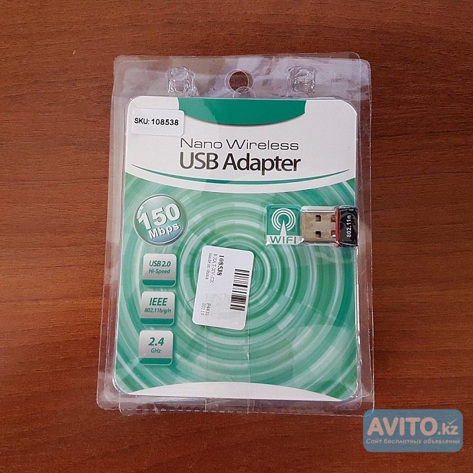 Usb Адаптер Wi-fi 802.11n/g/b 150 Мb Aitmexcn Алматы - изображение 1