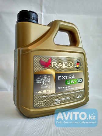 RAIDO Extra 5W-30 /ACEA: C2-12 /C3-12 API: SN Алматы - изображение 1