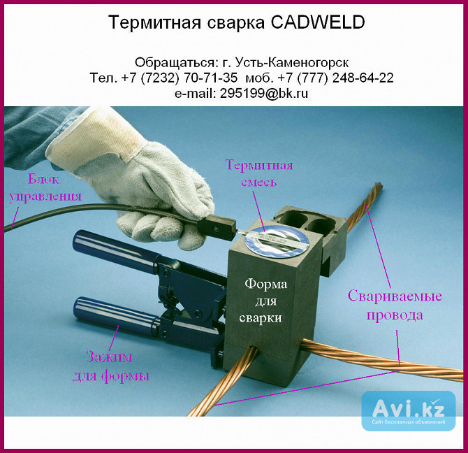 Комплект термитной сварки Cadweld Усть-Каменогорск - изображение 1