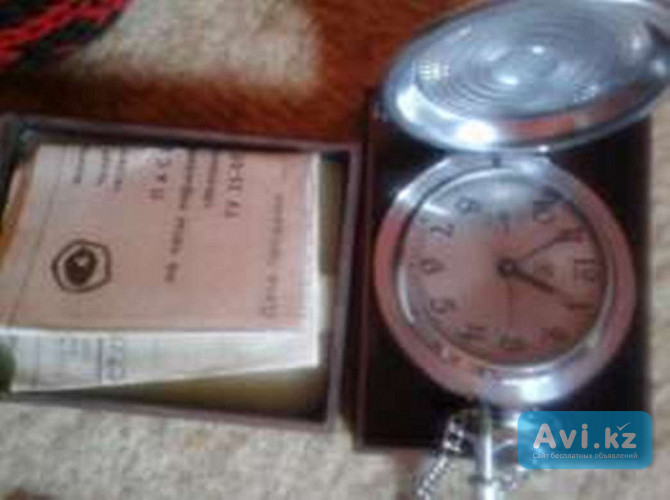 Продам СССР карманный часы и новый не ноченный с каробкой Актау - изображение 1