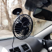 Автомобильный вентилятор 4 дюйма 12v на присоске Алматы