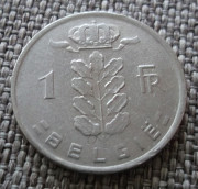 Бельгия 1 франк 1977 Петропавловск