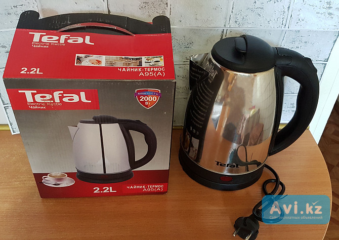 Электрический чайник Tefal 2.2 литра 2000w Алматы - изображение 1