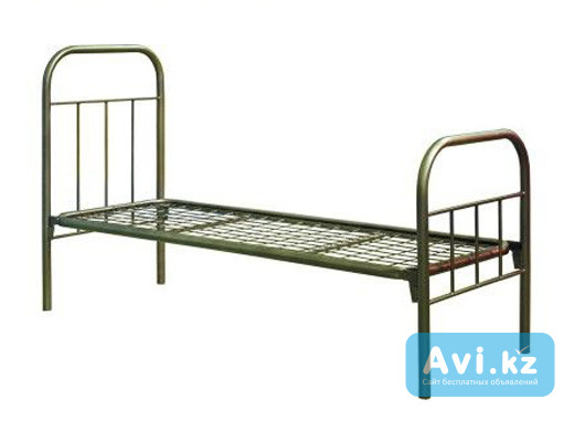 Кровати металлические для гостиницы, кровать металлическая двуспальная Актобе - изображение 1