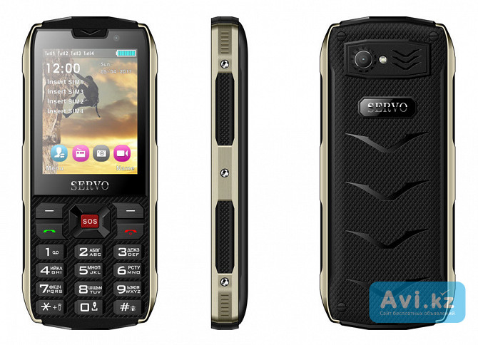 Продам 4-х симочный телефон в противоударном корпусе с мощным аккумуля Алматы - изображение 1