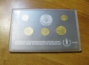 Казахстан. Комплект тиынов (1993 г.) - в состоянии Proof Павлодар