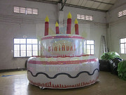 Срочно Продам Суперский Гигантский надувной торт! Высота 3 метра Алматы