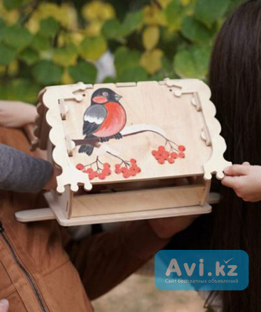 Кормушка для птиц с местом для декупажа (скворечник, птичий домик) Атырау - изображение 1