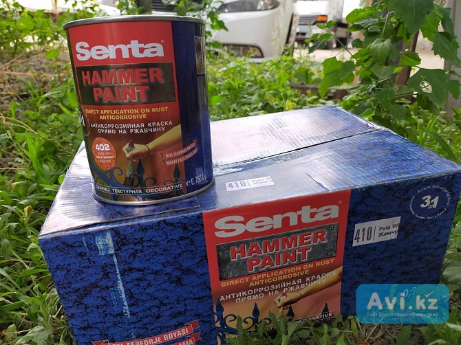 Senta 2, 5 л - турецкая краска с молотковым эффектом Алматы - изображение 1