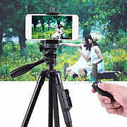 Штатив для камеры и телефона с кнопкой Bluetooth Yunteng Vct 5208 (43-125 см) Алматы