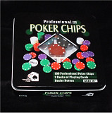 Набор для игры в покер "professional Poker Chips" Алматы