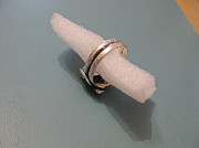 Кольцо со сплетенными змеями (серебро 925 пробы) Павлодар