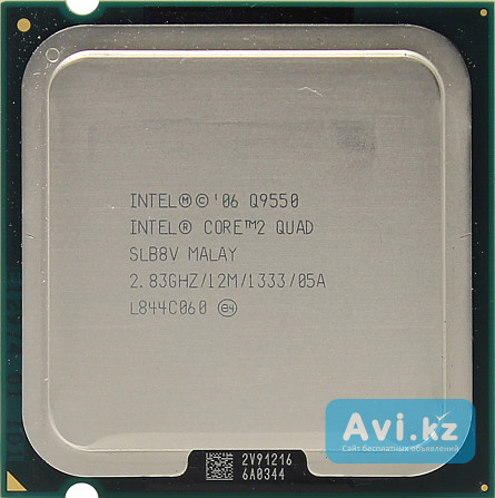 Процессор Intel Xeon x5460 3, 16ghz под сокет 775, Core2quad q9550 Усть-Каменогорск - изображение 1