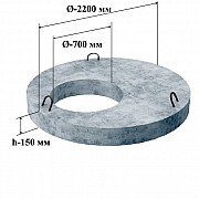 Пп20 плита перекрытия (ø=2200 мм. h=150 мм.) Астана