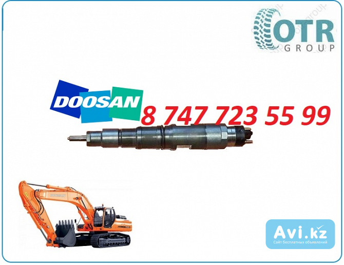 Топливная форсунка Doosan Dx420lc 65.10401-7002a Алматы - изображение 1