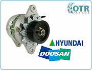 Генератор Doosan 210, Hyundai r220 2502-9007 Алматы