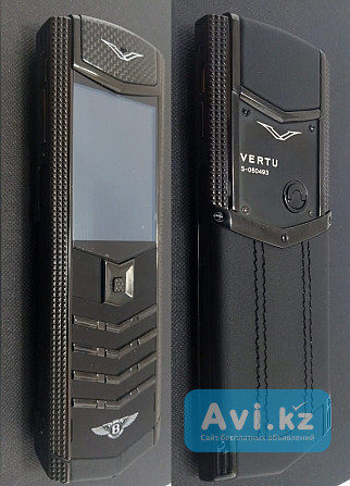 Верту Vertu Signature S Design Bentley Black реплика Алматы - изображение 1