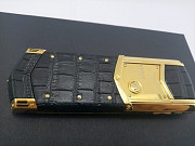 Верту Vertu Signature S Design Black Crocodile + Gold реплика Алматы