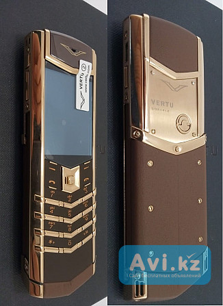 Верту Vertu Signature S Design Brown + Gold реплика Алматы - изображение 1