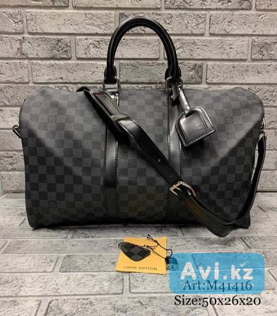 Дорожные сумки Louis Vuitton. 50 см. Люкс. Кожа Алматы - изображение 1