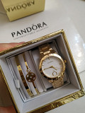 Подарочный набор Pandora. Часы с браслетами Алматы