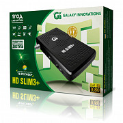 GI HD Slim 3 Plus - цифровой спутниковый HD ресивер Dvb-s2, поддержка Wi-fi, Iptv, Youtube доставка из г.Алматы