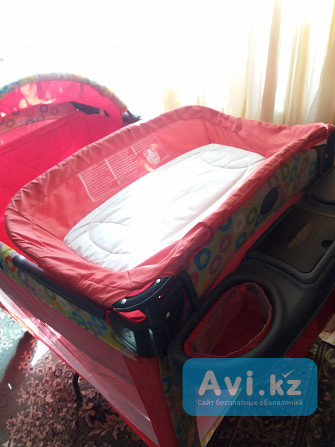 Продам кроватку детскую+манеж и пеленальный столик Костанай - изображение 1