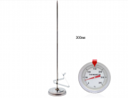 Механический термометр с щупом(15-30см) биметаллический 0-300°с Алматы
