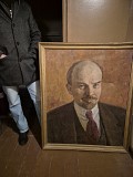 Картина большой портрет Ленина 110х90см А.кириллов 81г Алматы