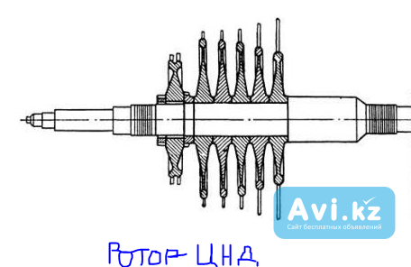 Ротор Цнд паровой турбины К-160-130 Москва - изображение 1