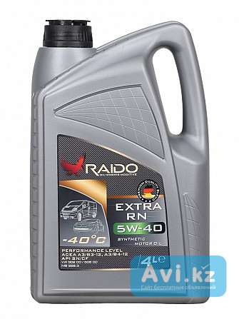 Raido Extra RN 5w-40- полностью синтетическое моторное масло Алматы - изображение 1