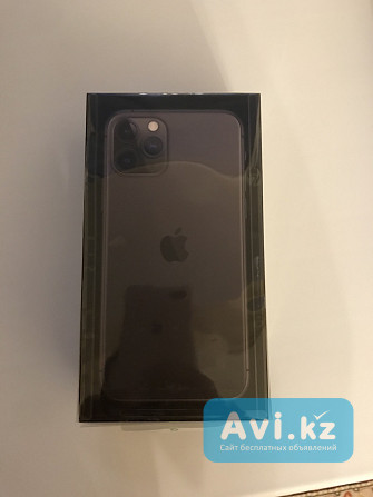 Новый iphone 11 pro 64гб серый космос (неактивирован, на гарантии) Алматы - изображение 1