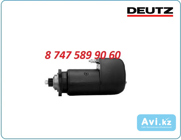 Стартер Deutz f8l413f 0001410101 Алматы - изображение 1