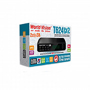 World Vision T624d2 - эфирный цифровой HD приемник ТВ сигналов Dvb-t/t2/c с поддержкой Iptv Алматы