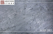 Каменный шпон Silver Grey гибкий камень на классической основе доставка из г.Алматы