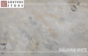 Каменный шпон Sanjayani White гибкий камень на классической основе доставка из г.Алматы