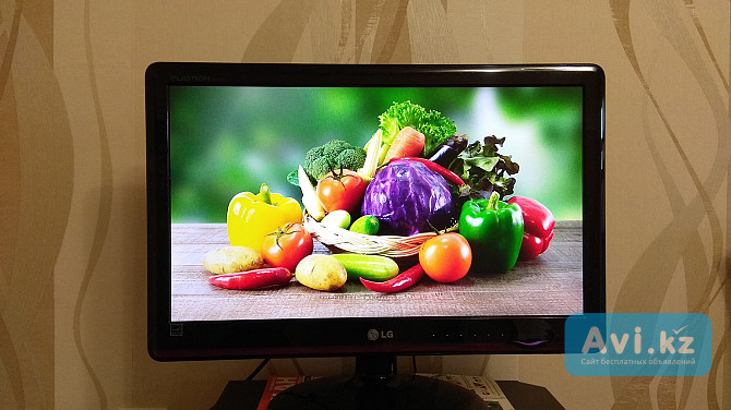 Монитор LG Flatron E2050t 20" Wled 5ms широкоформатный 16:9 Vga + Dvi Шымкент - изображение 1