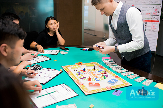 Начните зарабатывать от 450000тг/месяц проводя трансформационые бизнес-игры Cashflow -денежный поток Астана - изображение 1