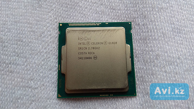 Процессор Intel Celeron G1820 сокет 1150 2.7ghz 2mb кэш Шымкент - изображение 1