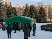 Палатка пневмокаркасная 60 м.кв. для Мчс, миграционной службы и т.д Астана