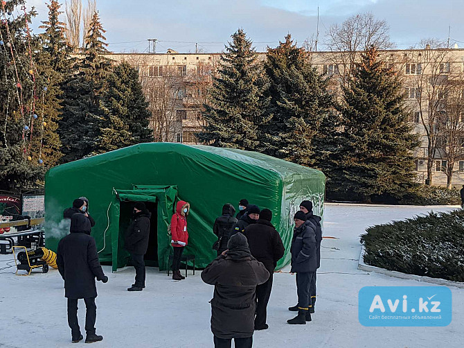 Палатка пневмокаркасная 60 м.кв. для Мчс, миграционной службы и т.д Астана - изображение 1