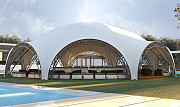 Проектирование, производство и монтаж, металлокаркасных шатров Нур-Султан (Астана)