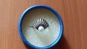 Серебряное кольцо с натуральным жемчугом 17р 925 Алматы