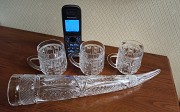 Советский хрусталь малые пивные кружки рог Алматы