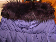 Яркая тёплая куртка пуховик с капюшоном, размер 48 Алматы